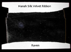 Raven Velvet Ribbon